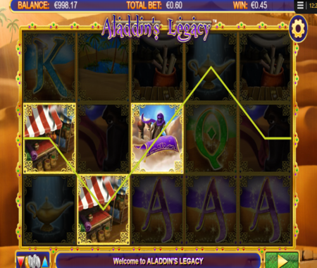 Aladdin's Legacy tragaperras símbolos especiales