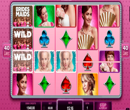 Bridesmaid símbolo wild 