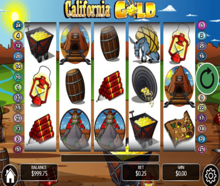 California Gold símbolos especiales