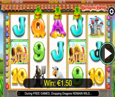 Dragon Drop símbolos especiales