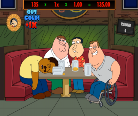 Family Guy slot función especiale