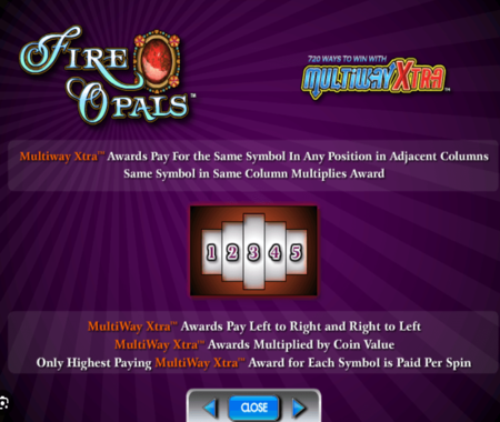 Fire Opals función especial