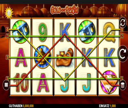 Gold Of Persia combinaciones ganadoras