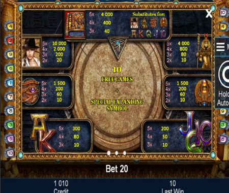 Golden Ark tabla de pagos