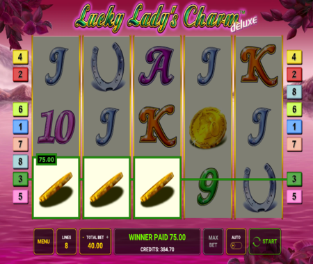 Lucky Lady's Charm Deluxe símbolos especiales