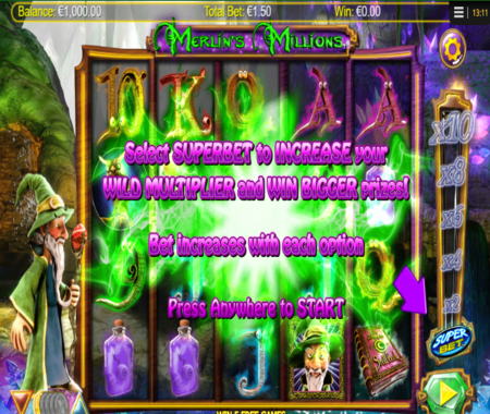 Merlins Millions función especial