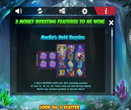 Merlin’s Money Burst función especial