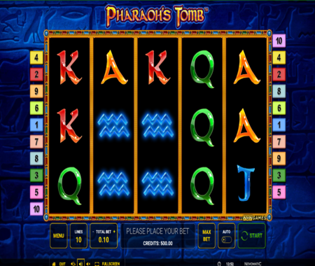 Pharaoh’s Tomb slot función especial