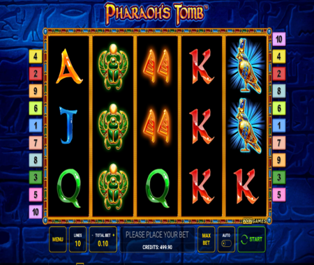 Pharaoh’s Tomb símbolos