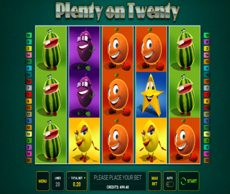 Plenty on Twenty símbolos especiales