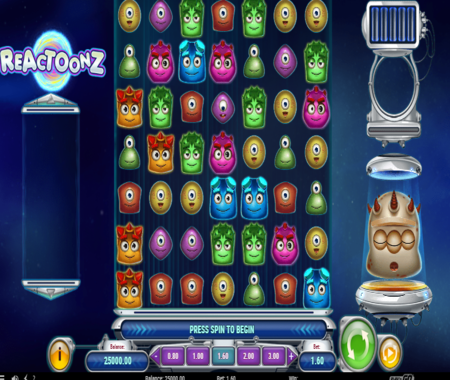 Reactoonz símbolos especiales