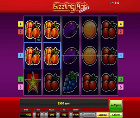 Sizzling Hot Deluxe símbolos especiales