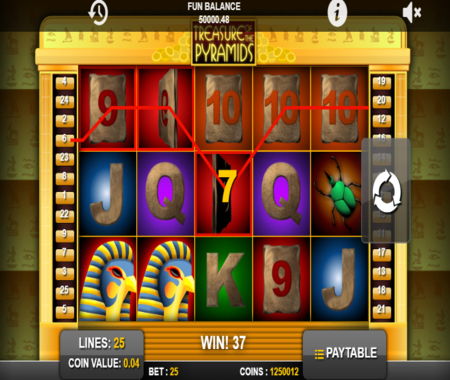 Treasure Of The Pyramids símbolos especiales