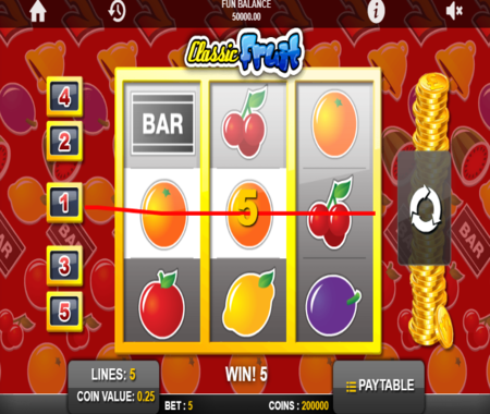 Classic Fruit símbolos especiales