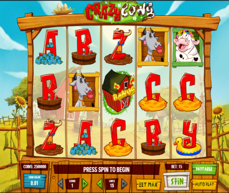 Crazy Cows símbolos