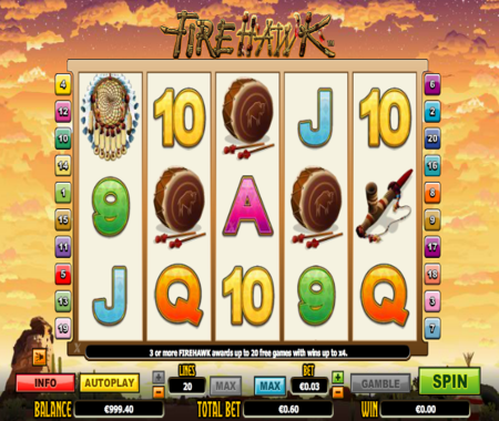 Fire Hawk símbolos especiales