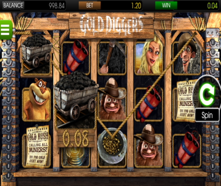 Gold Diggers símbolos especiales