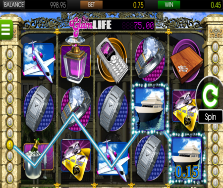 The Glam Life Slot símbolos de pago