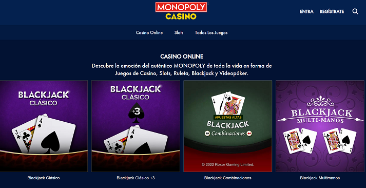 monopoly casino juegos
