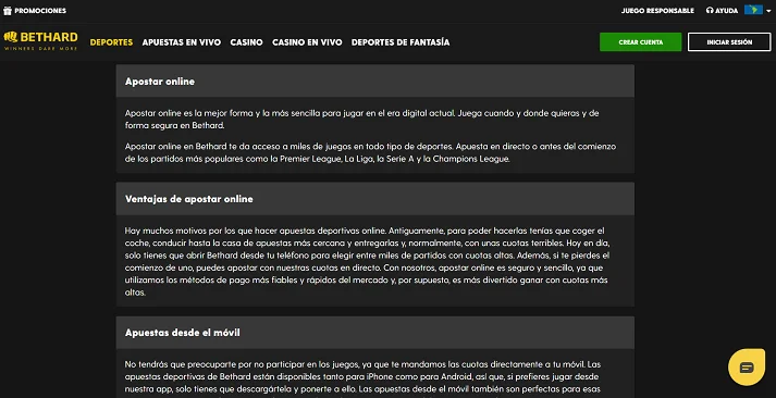 bethard apuestas