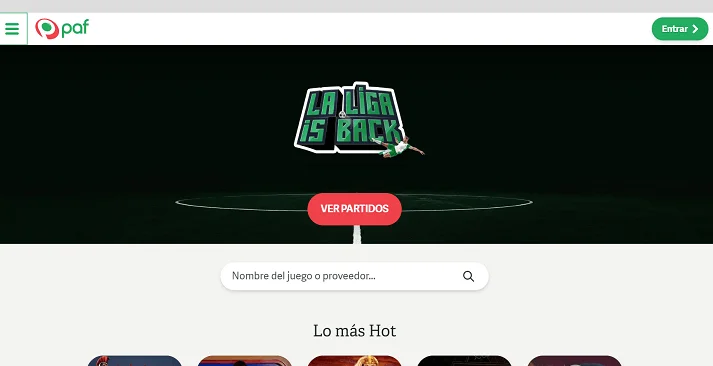 paf casino opiniones
