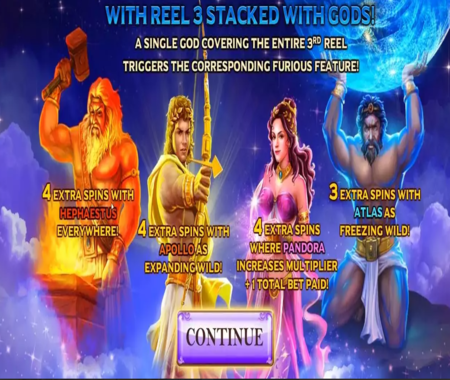 Age of the Gods Furious 4 función especial