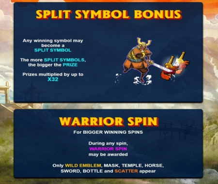 Samurai Split tabla de pagos