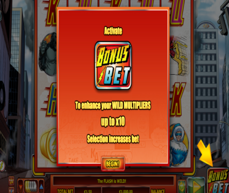 The Flash función de bono