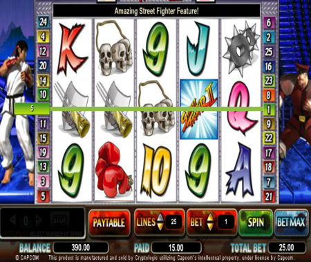 Street Fighter II slot símbolos especiales