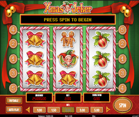 Xmas Joker símbolos 